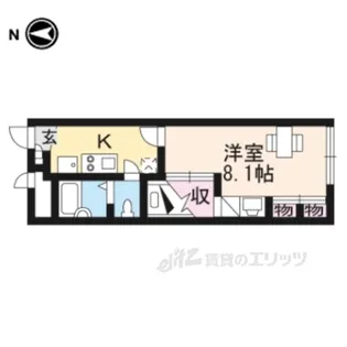 レオパレスアイビーコート8【2階】の間取り