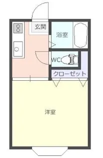 ファンタジーハイツ【1階】の間取り