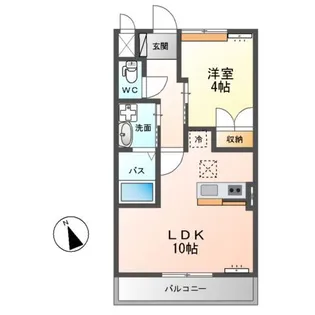 サニーコート1【1階】の間取り