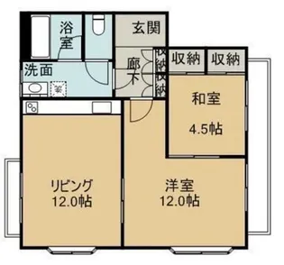 ハイツルミネ【3階】の間取り