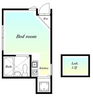 LAVIEAN 阿佐ヶ谷【2階】の間取り