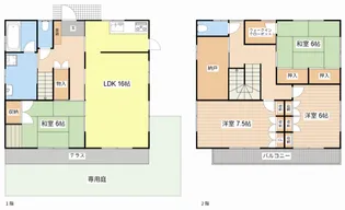 滋賀県大津市仰木の里東5【一戸建】の間取り