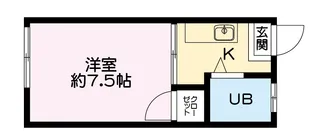 コーポ冨田【2階】の間取り
