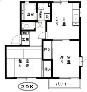シルキーウインドC棟【1階】の間取り