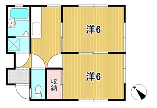シュガーハイツ【1階】の間取り
