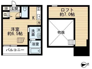 Grand Jete(グランジュテ)【2階】の間取り