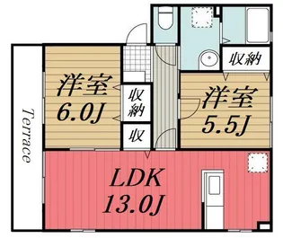 千葉県市原市五井西5【アパート】の間取り