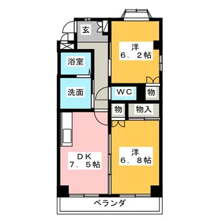 サフィーロ【1階】の間取り