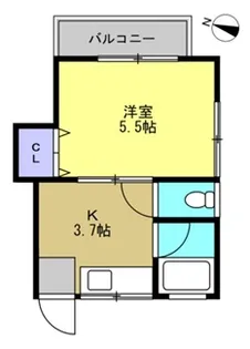 メゾン倉【2階】の間取り