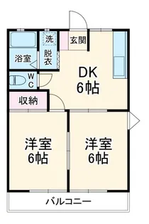 セントラルハイツ【1階】の間取り