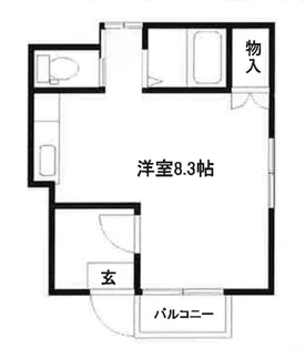 コーポマルタニ【1階】の間取り