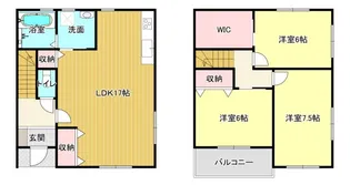 メゾネットハウス広沢【1階】の間取り