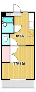 シャンブル24【4階】の間取り