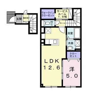 ルーエ【2階】の間取り