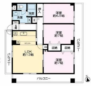 ハイツダイユー【3階】の間取り