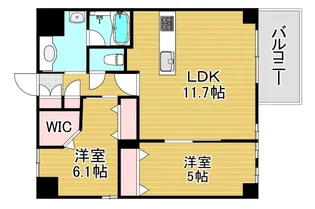 Ouest Riviere【2階】の間取り