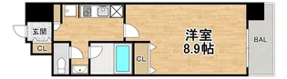 大阪府大阪市天王寺区上本町8【マンション】の間取り