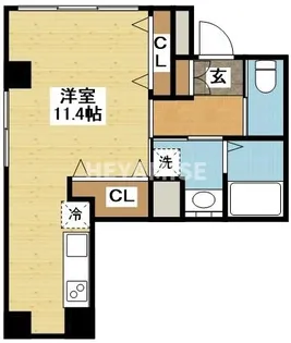 A&m felicie(アム フェリシェ)【1階】の間取り