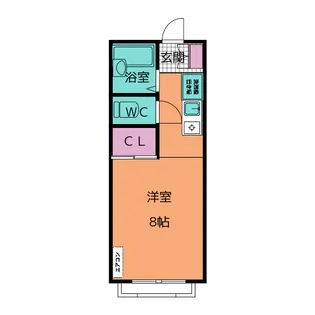 サニーホームズ【2階】の間取り
