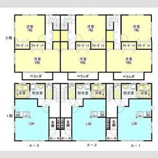 プリンス・ヤマザキA棟【2階】の間取り