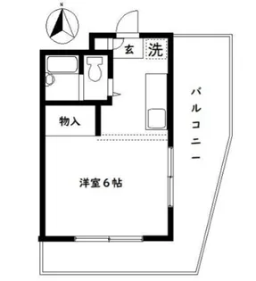 ドミールタカラ【4階】の間取り