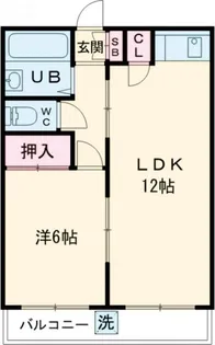 マンション高田馬場【3階】の間取り