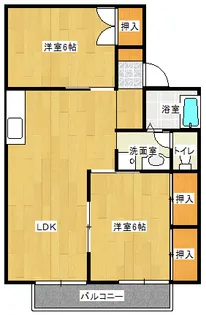 パークサイドセキ【2階】の間取り