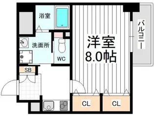 グローハイツ平野本町【4階】の間取り