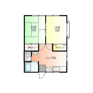 神奈川県横須賀市津久井1【アパート】の間取り