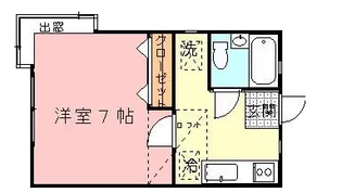 ジュネス壱番館【2階】の間取り