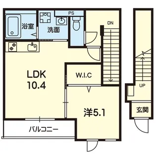 Viento大津杉水【2階】の間取り