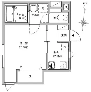 メゾン・ド・ハジメ【1階】の間取り