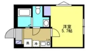 ハレ アラワイ【2階】の間取り