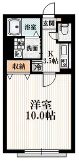 東京都多摩市連光寺1【アパート】の間取り