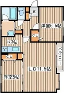 レジデンス栄通【4階】の間取り