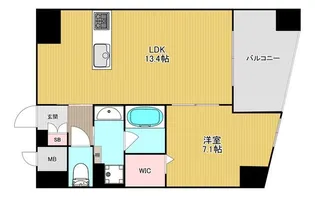 東京都品川区南大井2【マンション】の間取り