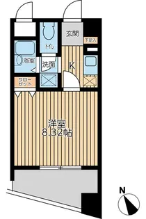 東京都荒川区西日暮里2【マンション】の間取り