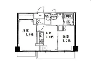 東京都杉並区高円寺南1【マンション】の間取り