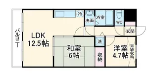 グレースマキノNO.3【2階】の間取り