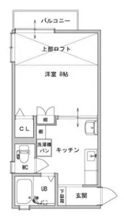 サンクチュアリ新光【2階】の間取り
