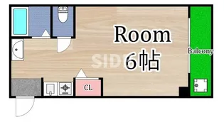 ラグジェリア都島I【4階】の間取り