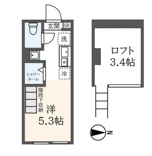 東京都練馬区富士見台3【アパート】の間取り