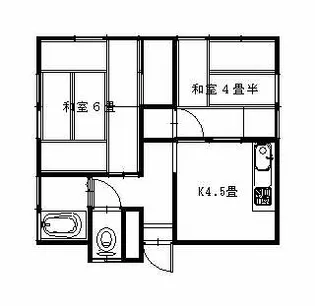 フリーダム【1階】の間取り