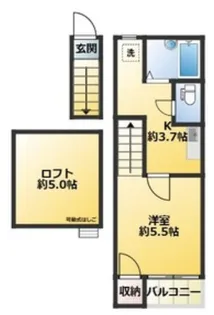 グリーンライズ神楽坂【2階】の間取り