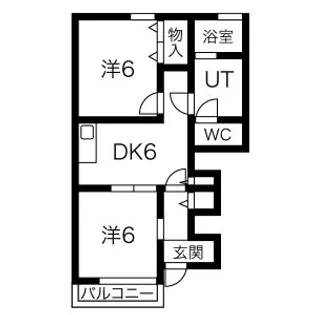 リブレアグレイスB【1階】の間取り
