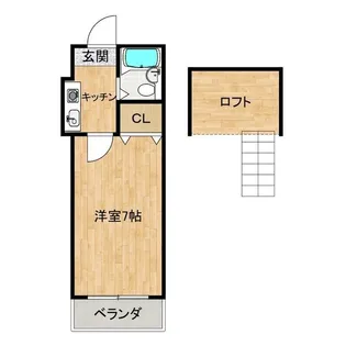 ショウロ御殿山【1階】の間取り