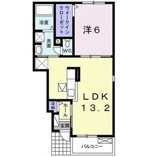 ポライトリーII【1階】の間取り