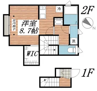 千葉県柏市逆井1【アパート】の間取り