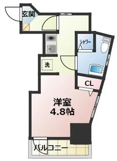 アーバングレース市川【6階】の間取り