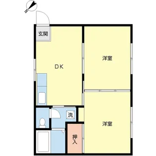 本町グリーンハイツ【1階】の間取り